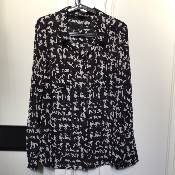 Guess Chiffon  button down - Picture 1 of 7